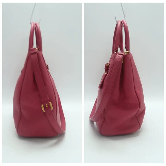 PRADA Galleria Pink Leather Satchel 633-041725 - Picture 3 of 12
